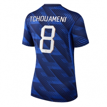 Billige Fotballdrakt Frankrike Aurelien Tchouameni #8 Replika Hjemmedrakt Dame VM 2026 Kortermet